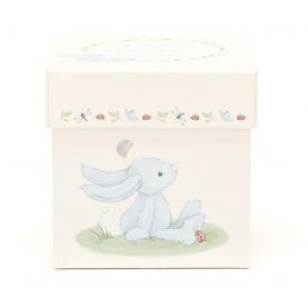 MOJA PIERWSZA NIEBIESKA SZMATKA KRÓLIK, My First Blue Bunny Soother, Jellycat, wymiary kocyka 23 x 23 cm