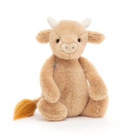 PLUSZOWA KRÓWKA (mała) Bashful Cow, Jellycat, wys. 18 cm